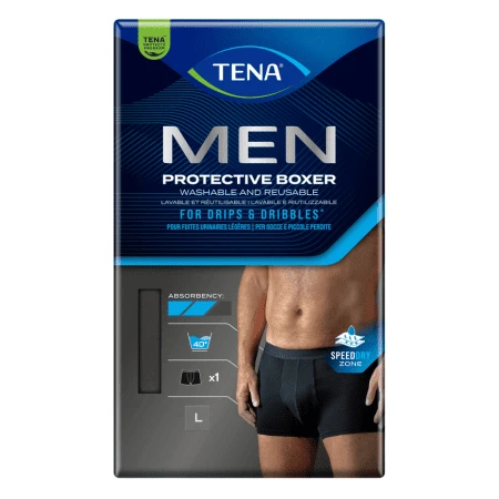 TENA Men protective boxer black L 1 ks