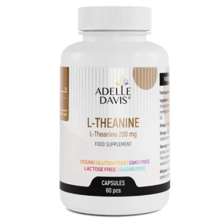 ADELLE DAVIS L-Theanine 200mg 60 kapsúl