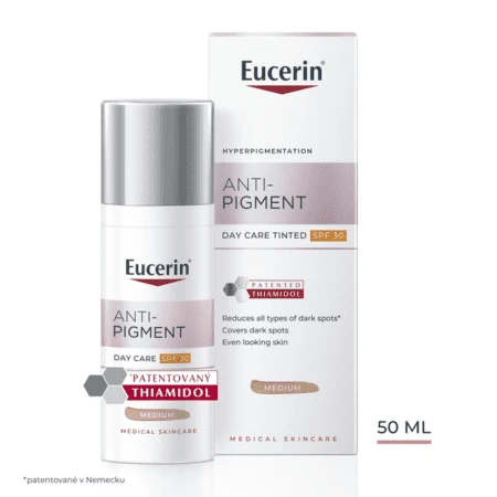 EUCERIN Anti-pigment denný krém SPF30 tónovaný stredne tmavý 50 ml