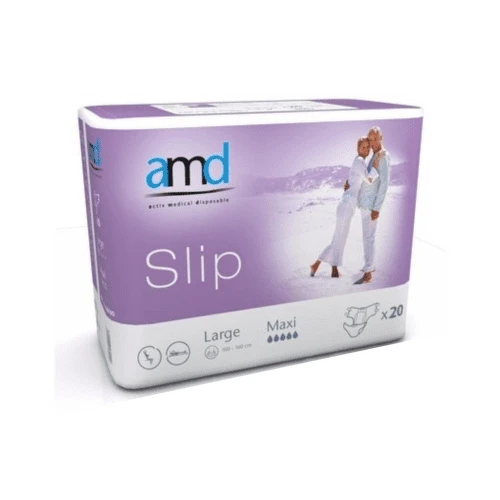 AMD Slip maxi large inkontinenčné plienky obvod bokov 100 - 160 cm nasiakavosť 3700 ml 20 ks