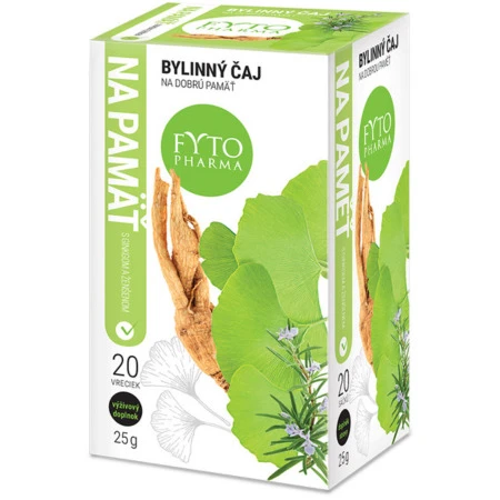FYTO Bylinný čaj na dobrú pamäť 20 x 1,25g