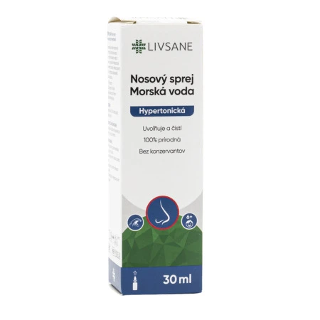 LIVSANE Morská voda  hypertonická nosový sprej 30 ml