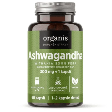 ORGANIS Ashwagandha KSM66 300 mg 60 kapsúl