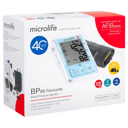 MICROLIFE BP B6 Favourite digitálny tlakomer na rameno modrý 1 ks