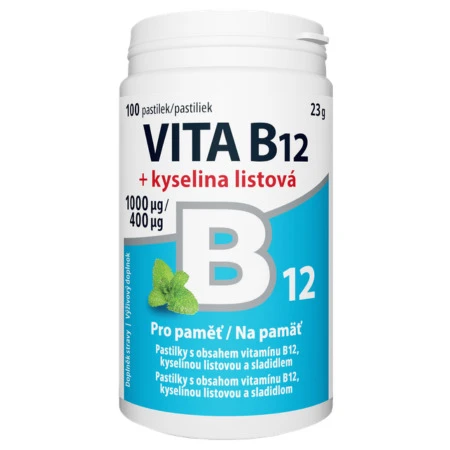 VITABALANS VITA B12 + kyselina listová 10 x 10 kapsúl