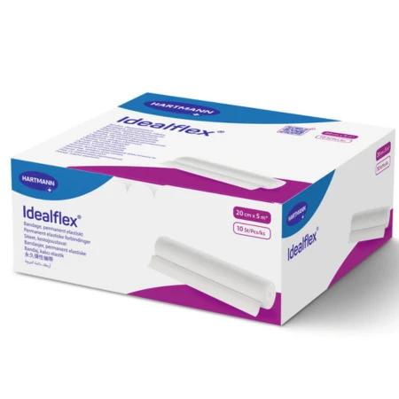 Idealflex elastický krátkoťažný obväz 85% 20 cm x 5 m 1 x 1 ks