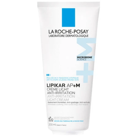 LA ROCHE-POSAY Lipikar AP+ M krém s ľahkou textúrou na suchú pokožku 200 ml