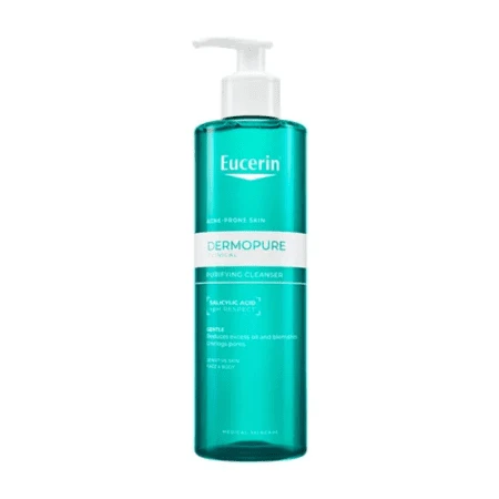 EUCERIN Dermopure clinical hĺbkovo čistiaci gél pleť so sklonom k akné 400 ml