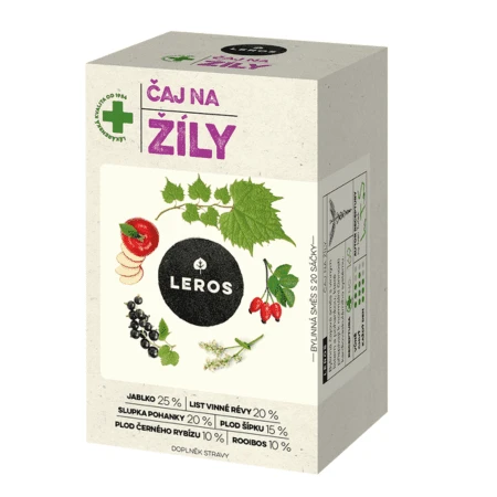 LEROS Čaj na žily 20 x 2 g