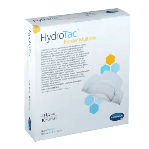 HYDROTAC Border multisite krytie na rany penové kruh priemer 11,5 cm 10 ks