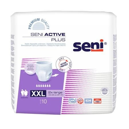 SENI Active plus navliekacie nohavičky XXL 10 ks