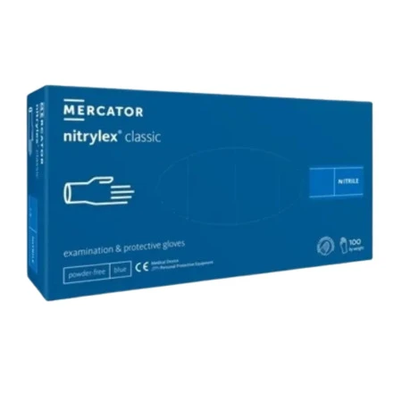 MERCATOR Nitrylex classic nitrilové rukavice veľ.L modré 100 ks