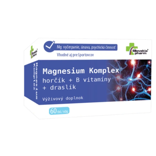 SLOVAKIAPHARM Magnesium komplex 60 tabliet