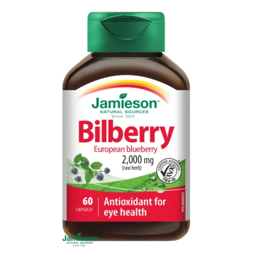 JAMIESON Čučoriedky 2000 mg 60 kapsúl
