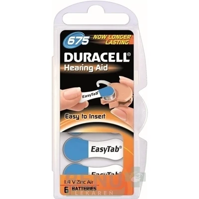 DURACELL HA 675 Easytab 1.4V batérie 6 kusov