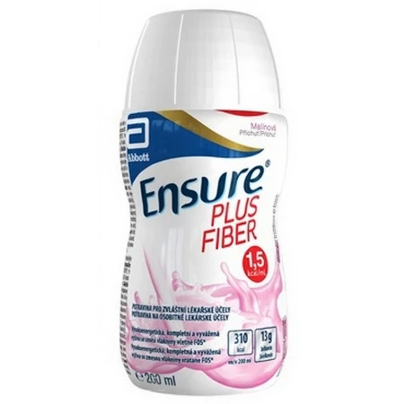 ENSURE Plus fiber malinová príchuť 30 x 200 ml