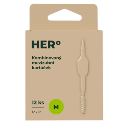 HERBADENT HERo medzizubná kefka kombinovaná M 1 x 12 ks