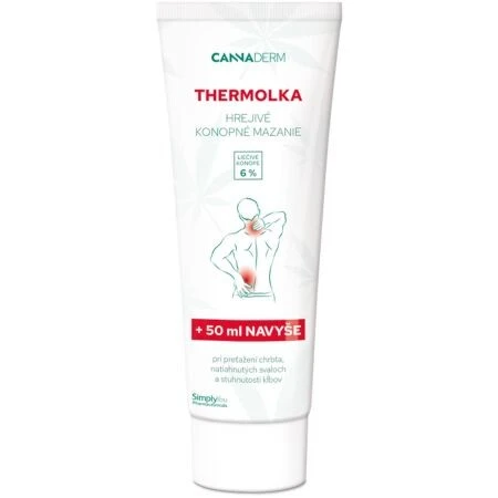 CANNADERM Thermolka hrejivé konopné mazanie 250 ml