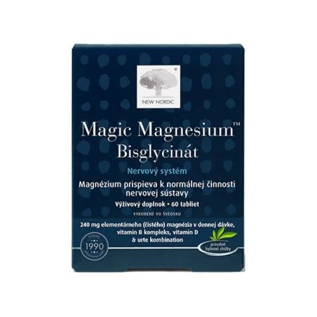 NEW NORDIC Magic magnesium bisglycinát 60 tabliet