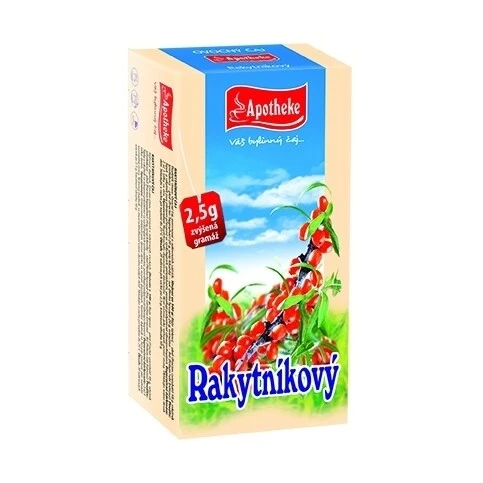APOTHEKE Rakytníkový čaj 20 x 2,5 g