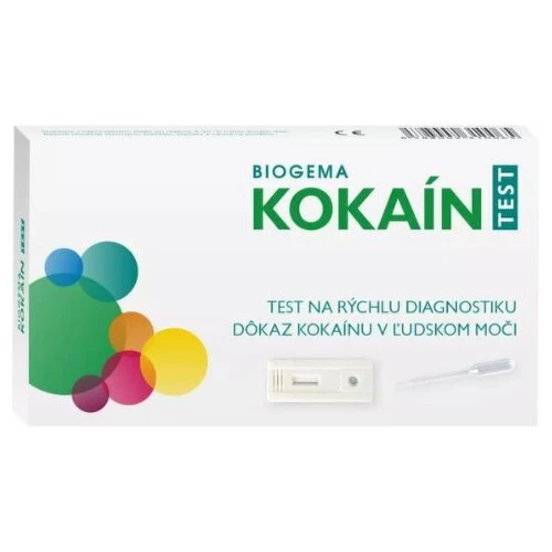 BIOGEMA Kokaín test na stanovenie drogy v moči 1 ks