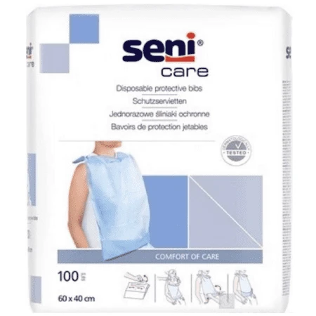 SENI Care podbradník s vreckom 100 ks
