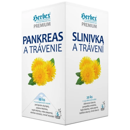 HERBEX Pankreas a trávenie 20 x 1,5 g