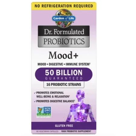 GARDEN OF LIFE Probiotiká mood 50 miliárd CFU 16 kmeňov 60 kapsúl