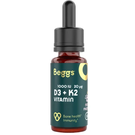 BEGGS Vitamín D3 + K2 kvapky 30 ml