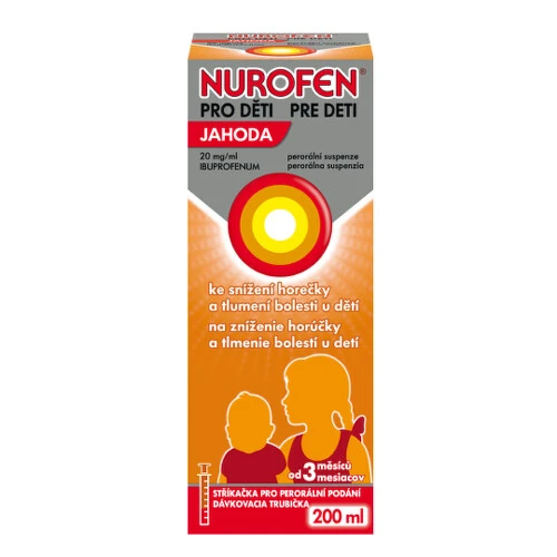 NUROFEN Pre deti jahoda 200 ml