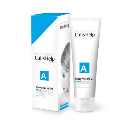 CUTISHELP Akné konopný krém nočný 30 ml