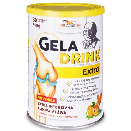 GELADRINK Extra kĺbová výživa pomarančový nápoj 390 g