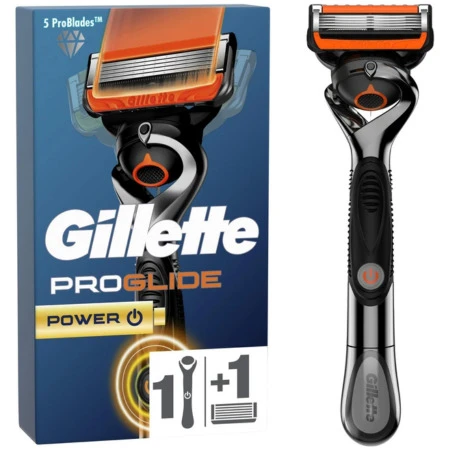 GILLETTE ProGlide power batériový holiaci strojček + náhradná hlavica set