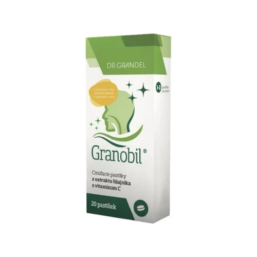 DR. GRANDEL Granobil pastilky s extraktom z lišajníka 20 ks