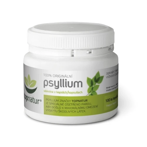TOPNATUR Psyllium vláknina 100 kapsúl