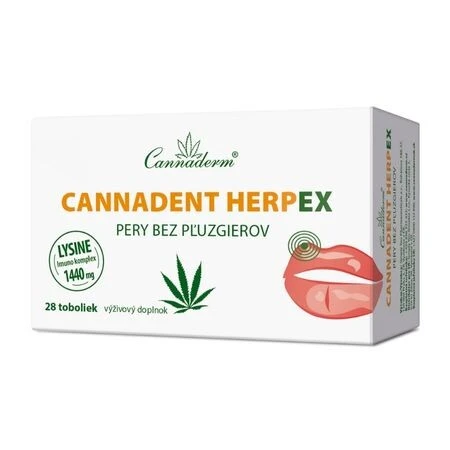 CANNADERM Cannadent herpex 28 kapsúl