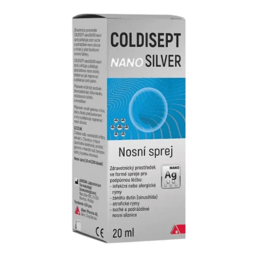 COLDISEPT Nanosilver nosový sprej 20 ml