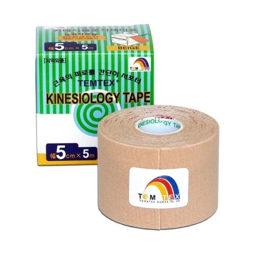 TEMTEX Kinesology tape béžová 5 cm x 5 m 1 kus