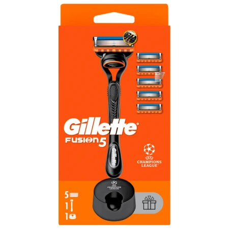 GILLETTE Fusion 5 holiaci strojček pre mužov + náhradne hlavice set
