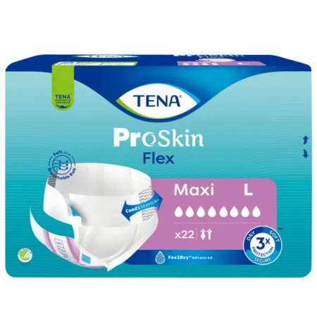 TENA Flex maxi L inkontinenčné nohavičky 22 ks