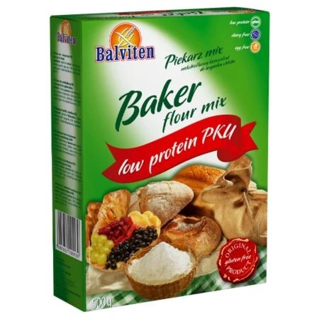 Pekar mix - koncentrat na pecenie chleba s nizkym obsahom bielkovin PKU 500 g
