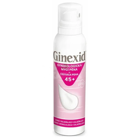 GINEXID Gynekologická čistiaca pena 45+ 150 ml