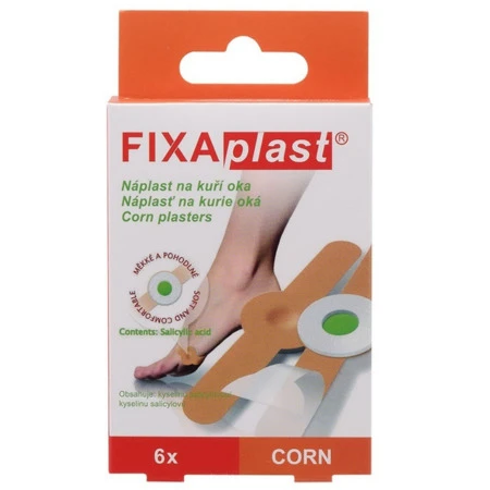 FIXAPLAST Corn náplasť na kurie oká 6 kusov