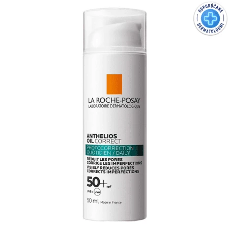 LA ROCHE-POSAY Anthelios oil correct SPF50+ fotokorekčný denný gél-krém 50 ml