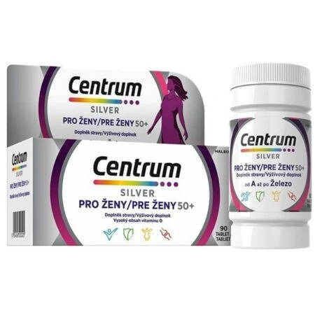 CENTRUM Silver pre ženy 50+ multivitamín 90 tabliet
