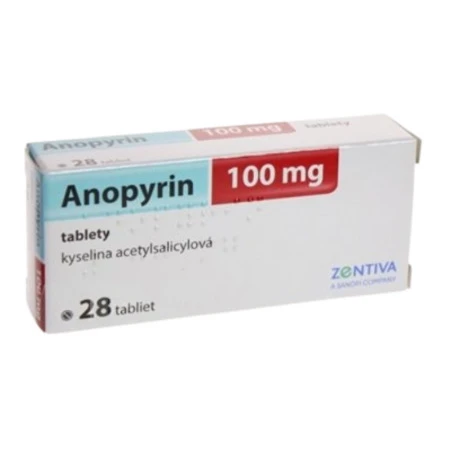 ANOPYRIN 100 mg 28 tabliet