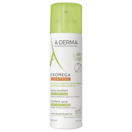 A-DERMA Exomega control emolienčný sprej proti škrabaniu inov. 2022 200 ml