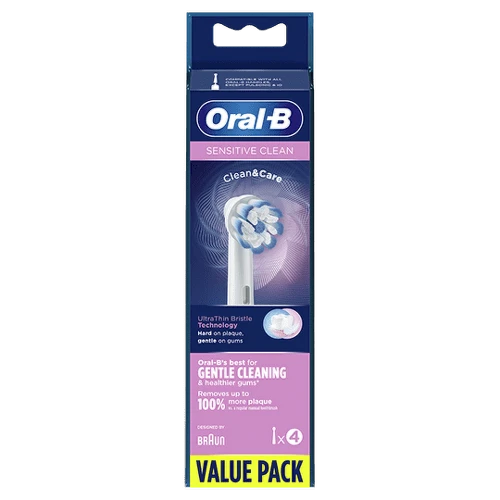 ORAL-B Sensitive clean čistiace náhradné hlavice 4 ks