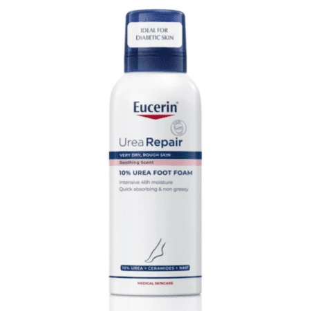 EUCERIN UreaRepair pena na nohy 10% urea 150 ml