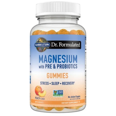 GARDEN OF LIFE Magnesium with pre and probiotics peach 60 kapsúl